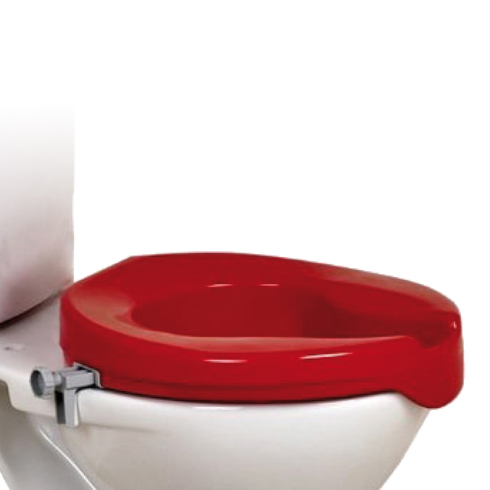 Toilettensitzerhöhung 5 cm, Farbe rot